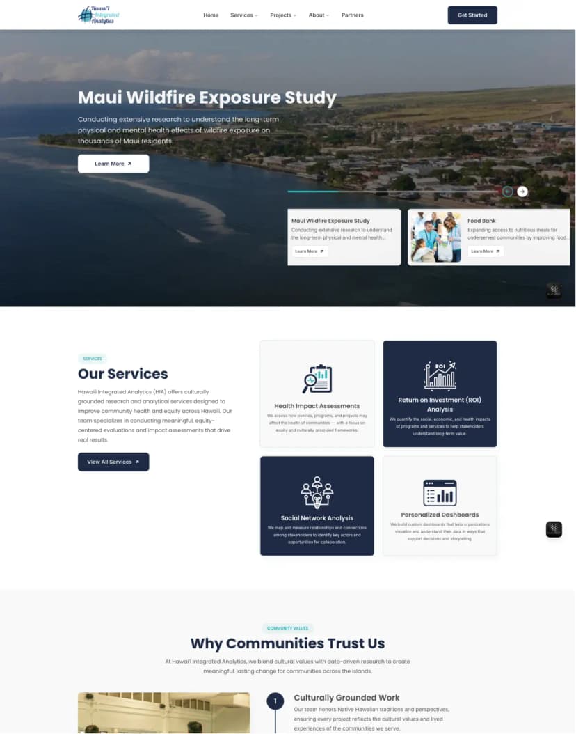 Hawaii Integrated Analytics