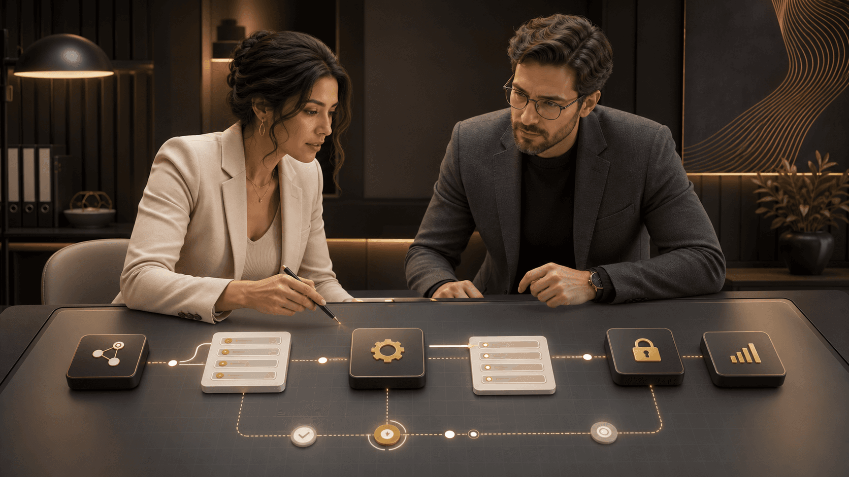 Business and technical professionals planning a reliable API integration