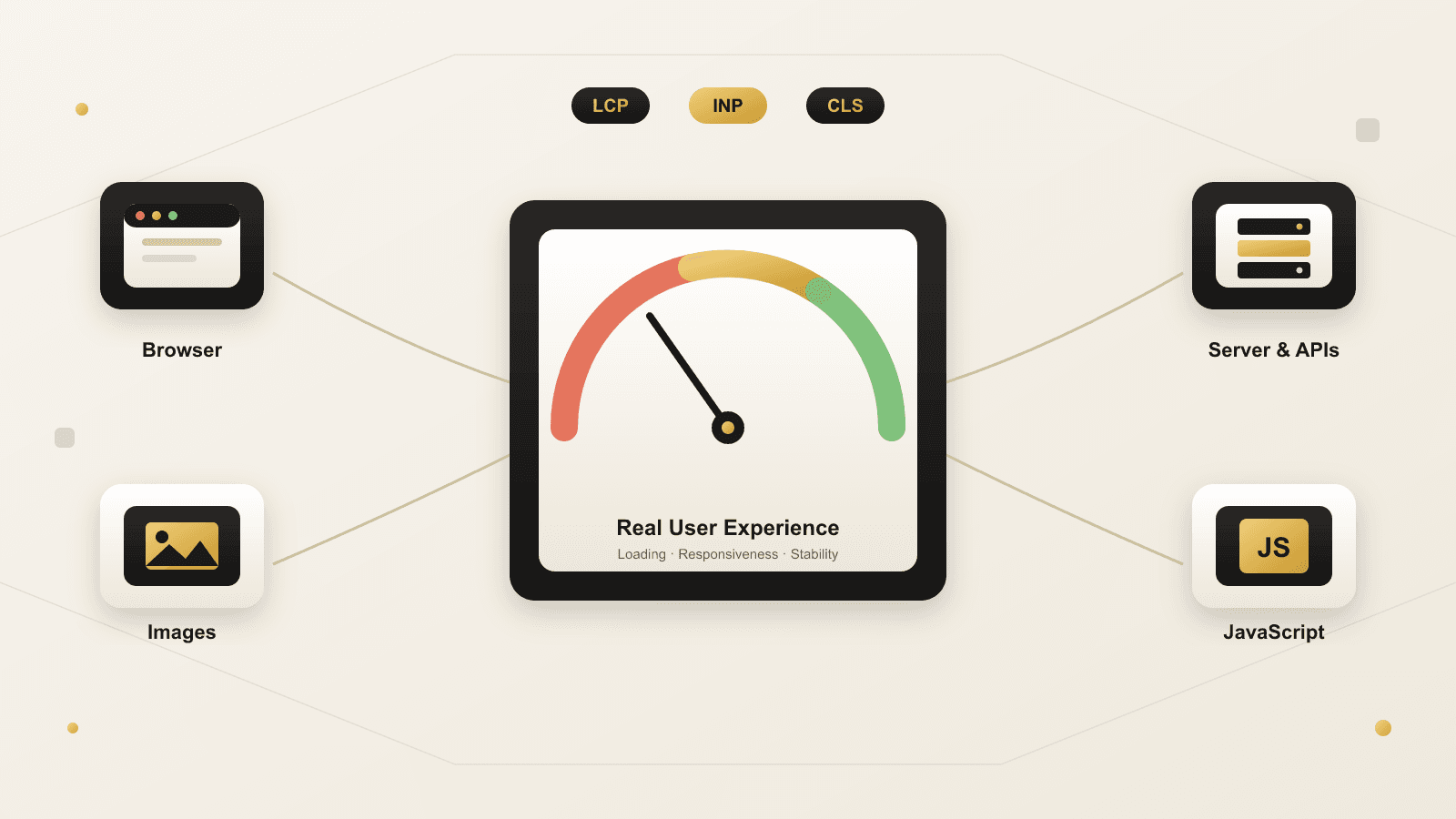 Illustration for Website Speed Optimization: Improve Core Web Vitals, Performance & Load Time